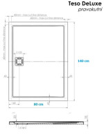 TUŠ KADA TESO DELUXE 80x140 - Slika 3