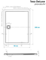 TUŠ KADA TESO DELUXE 90x100 - Slika 3