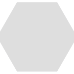 HEXA ELEMENT GRIS 23x27 cm