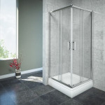 TUŠ KABINA LAGUNA II 80 SILVER/PROZIRNO