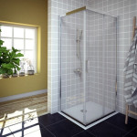 TUŠ KABINA SAVANA 70x120  D+D  SILVER/PROZIRNO