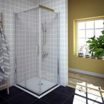 TUŠ KABINA SAVANA 80x120  D+D  SILVER/PROZIRNO - Slika 2